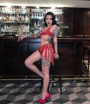 Bella Poarch Sexy Red Dress