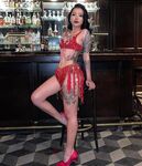 Bella Poarch Sexy Red Dress