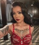 Bella Poarch Sexy Red Dress