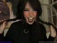 Belle Delphine Sexy Goth Onlyfans Latest 2023 Nudes Leaked Photos set