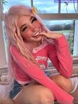 Belle Delphine Cute In Pink Onlyfans Latest Nudes Leaked Photos