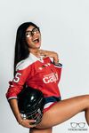 Mia Khalifa Sexy Hockey Jersey Photoshoot Set Leaked