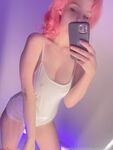 Disharmonica Aka Helly Valentine White Peignoir Nude Pussy And Nipple Slips Fansly Album