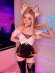 Belle Delphine Cosplay Ahri (Lol) Nude Pussy Spread Onlyfans Photos