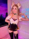 Belle Delphine Cosplay Ahri (Lol) Nude Pussy Spread Onlyfans Photos
